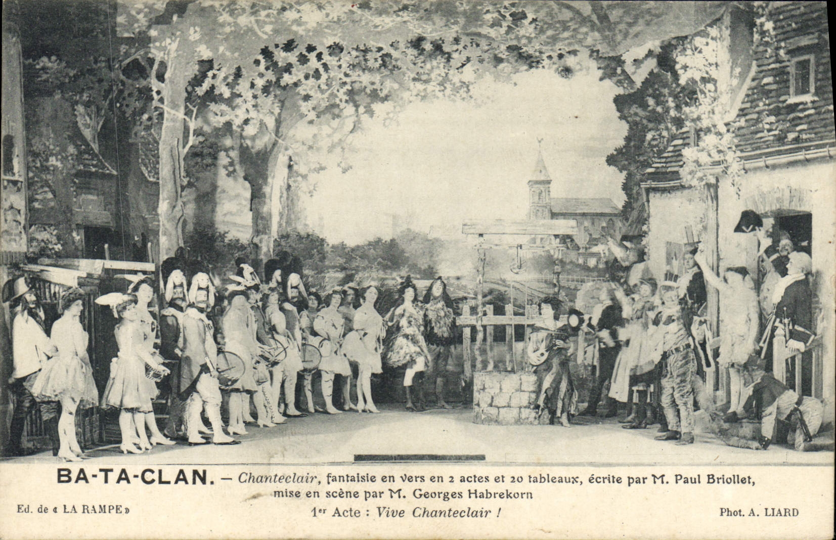 CPA Theatre Rostand Coq Chantecler Bataclan 