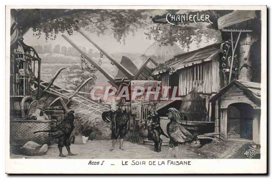 Chantecler — Acte I - Le Soir de la Faisane — Éditeur FD