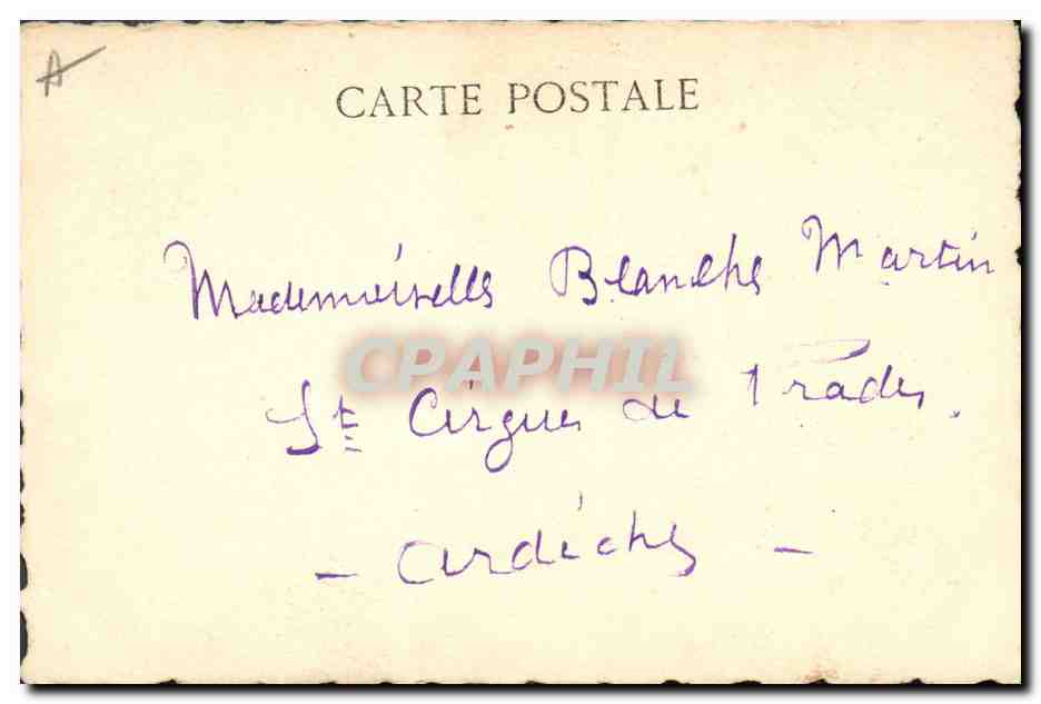 CPA Theatre Rostand Coq Chantecler et ses poules — Rückseite