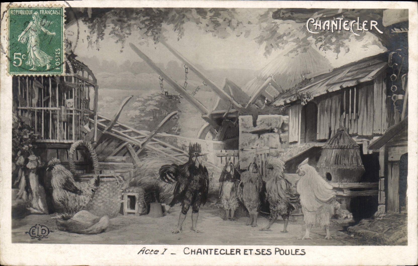 Chantecler et ses Poules — Acte I — Éditeur EID, n° 33163