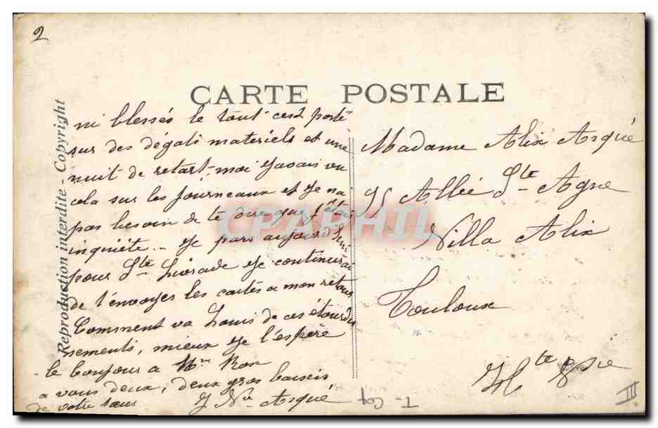 Chantecler et ses Poules — Acte I — Éditeur EID, n° 33163 — Verso