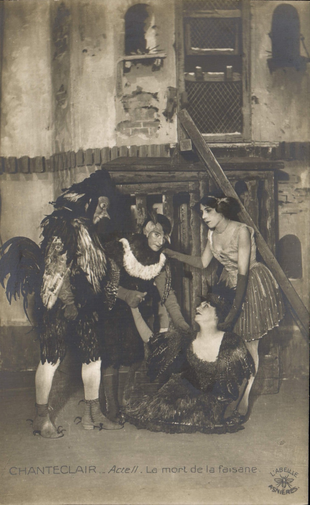 CPA Theatre Rostand Coq Chantecler La mort de la faisane
