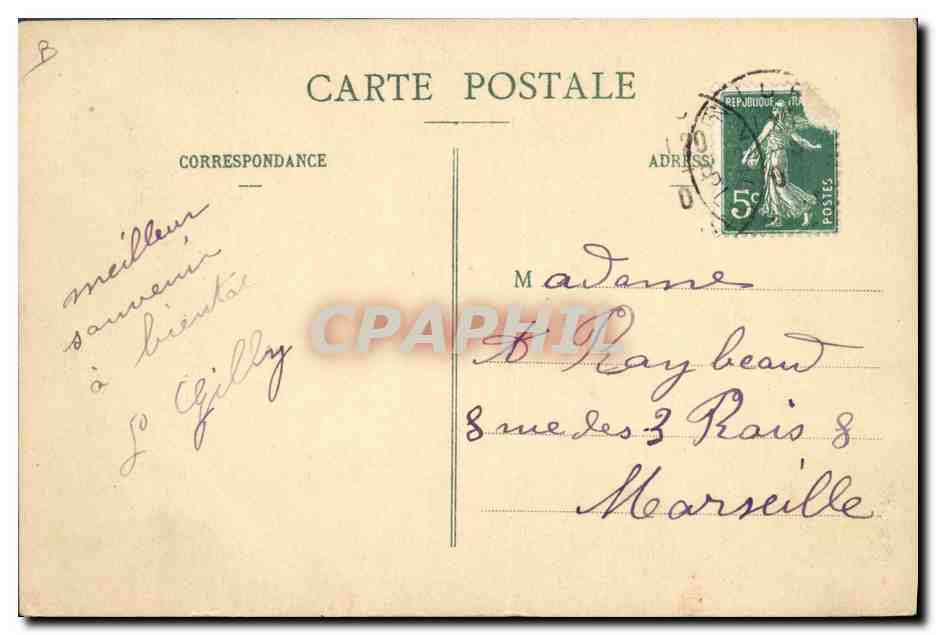 CPA Theatre Rostand Coq Chantecler Un principe de Chantecler  — Verso
