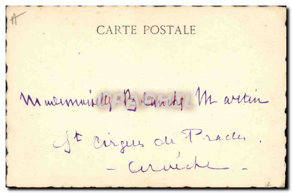 CPA Theatre Rostand Coq Chantecler L'hymne au soleil — Rückseite