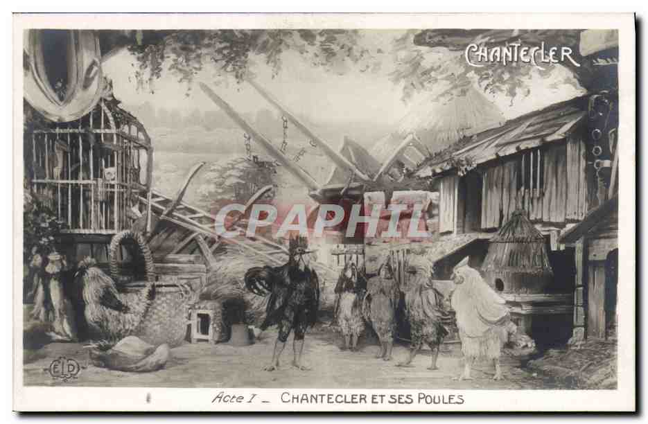 Chantecler et ses Poules — Acte I — Éditeur ELD
