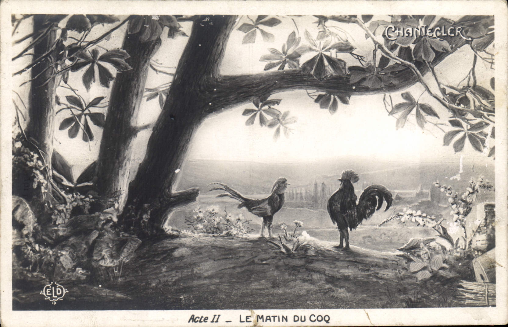CPA Theatre Rostand Coq Chantecler Le matin du coq