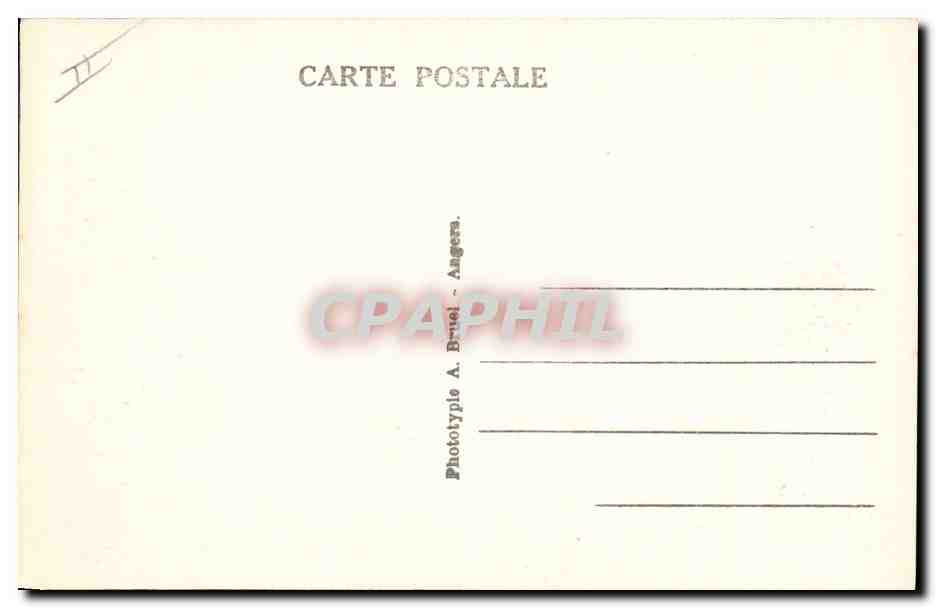 CPA Marais salants vers Batz Le Croisic — Rückseite