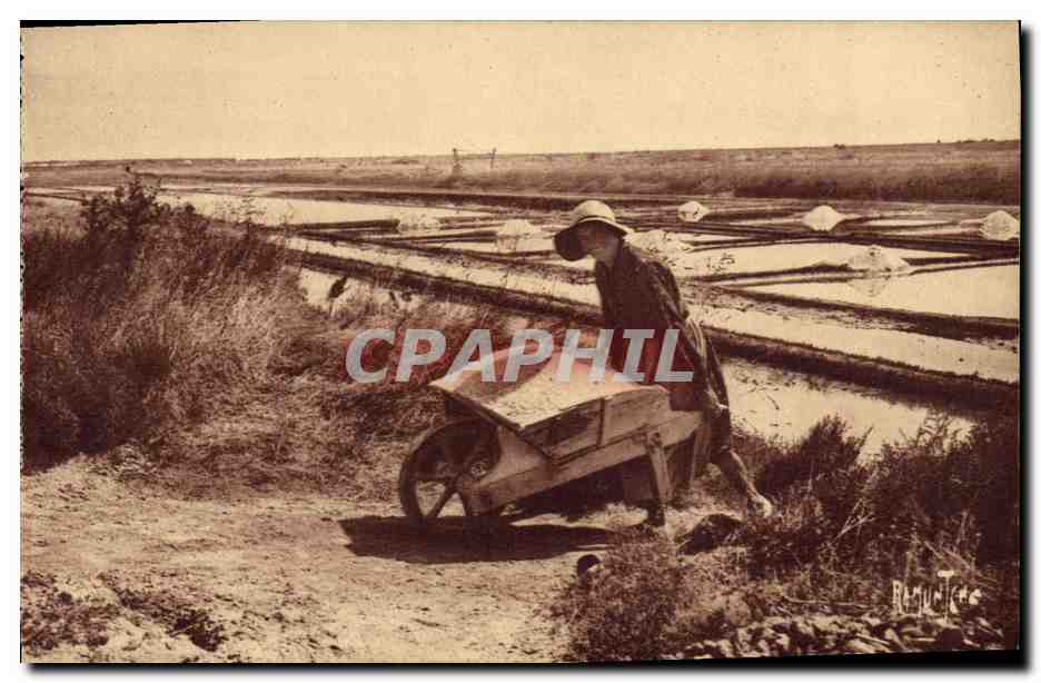 CPA Marais salants Ile de Noirnmoutier