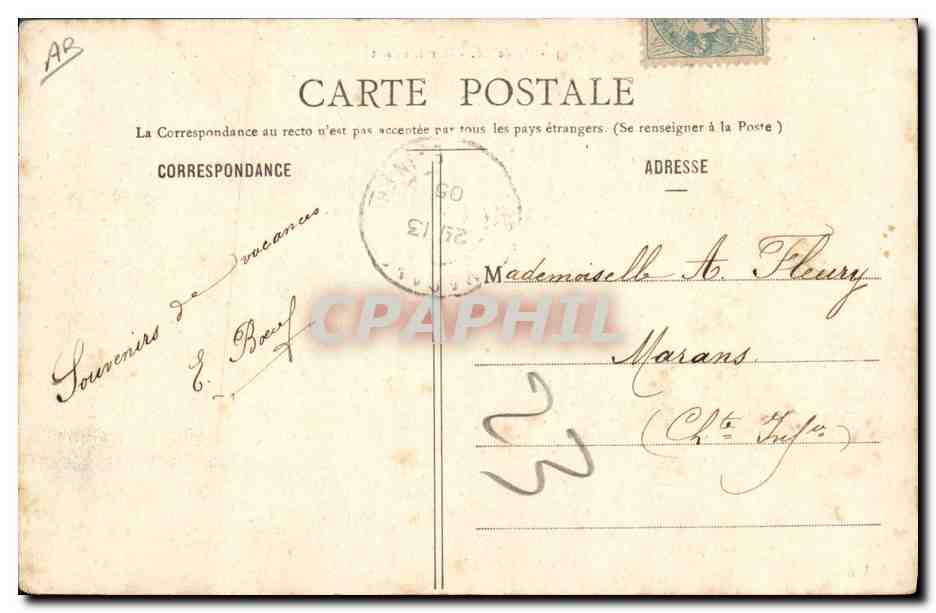 Ile de Ré - Marais salant — cliché D. P. — éditeur Clihété D. P. — Achterkant