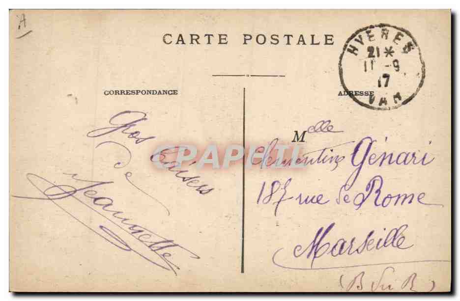 Hyères — 3. Récolte du Sel aux Vieux Satins : La mise en gerbes du Sel dans les Cristallisoirs — Verso