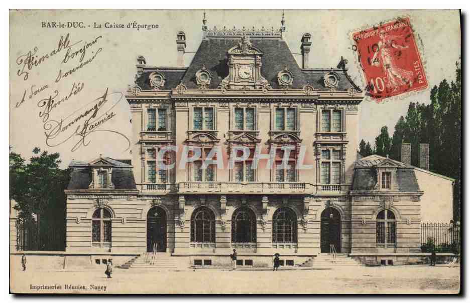 CPA Banque Bar le Duc La Caisse d'Epargne