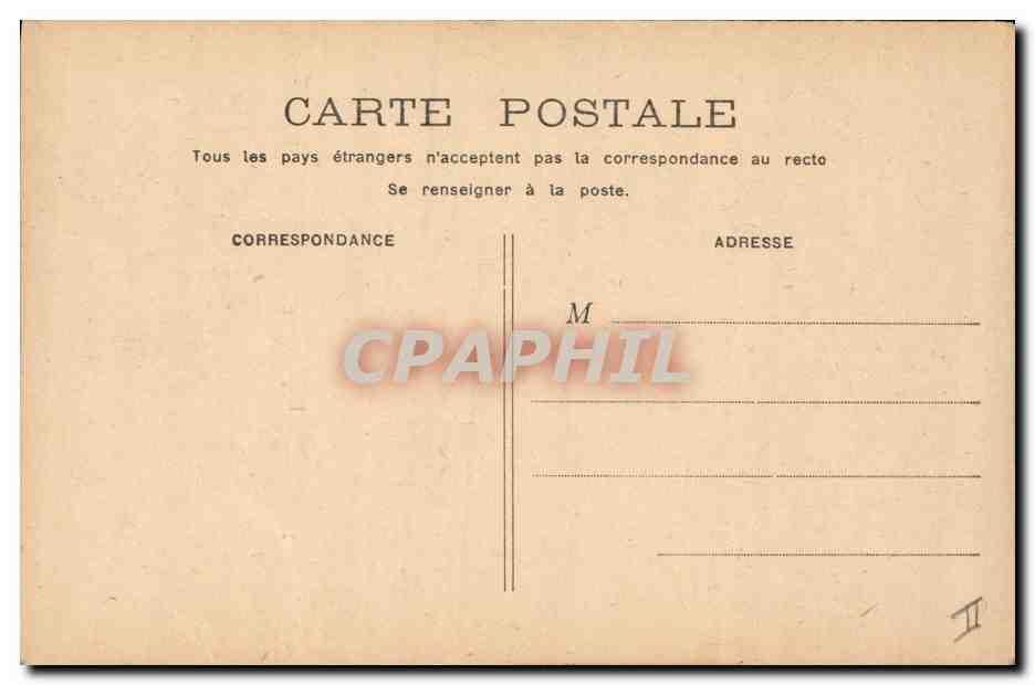 CPA Banque Bordeaux La Caisse d'Epargne Tramway — Rückseite