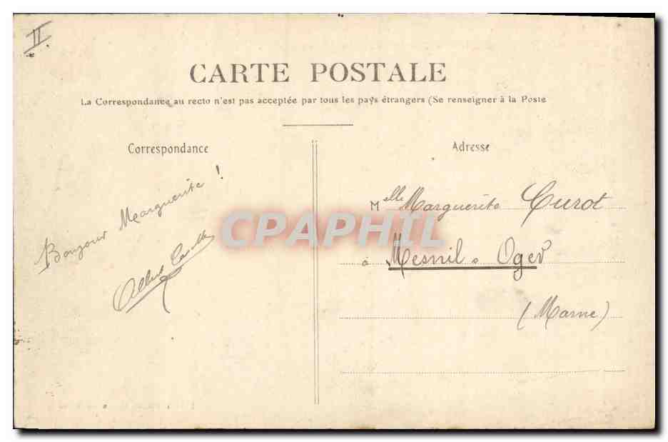 CPA Banque Chalons sur Marne La Caisse d'Epargne — Rückseite