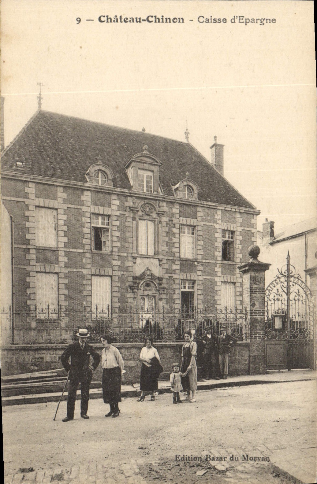 CPA Banque Chateau Chinon La Caisse d'Epargne