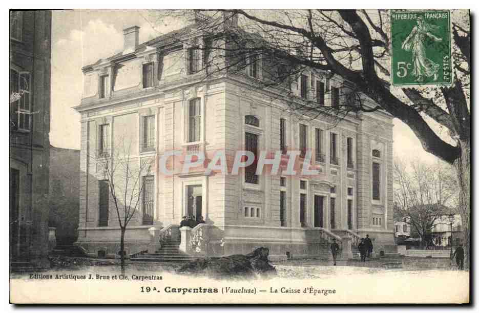 CPA Banque Carpentras La Caisse d'Epargne