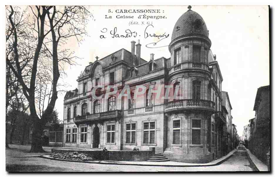 CPA Banque Carcassonne La Caisse d'Epargne