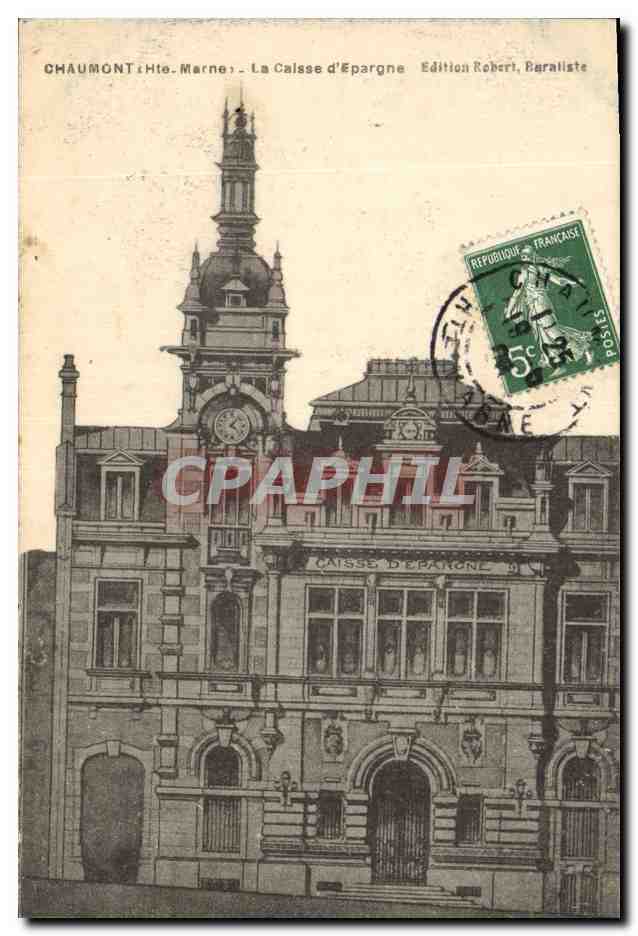 CPA Banque Chaumont La Caisse d'Epargne