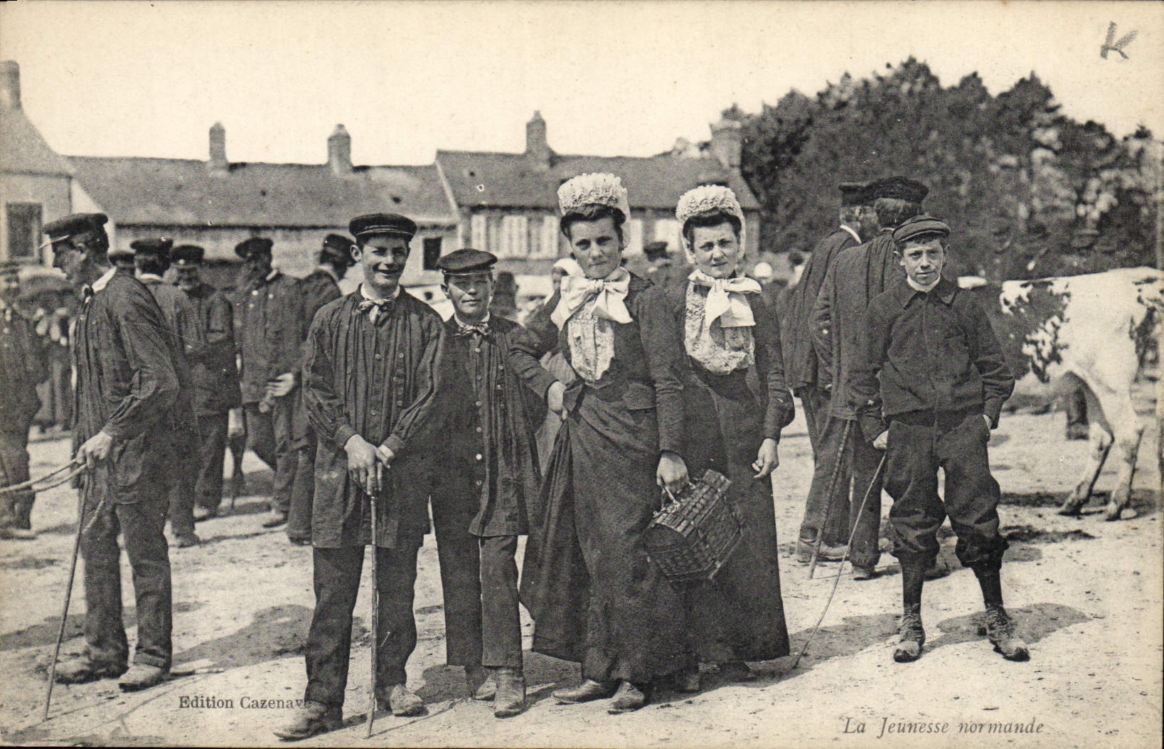 Jeunesse normande — Édition Cazenave, n° K