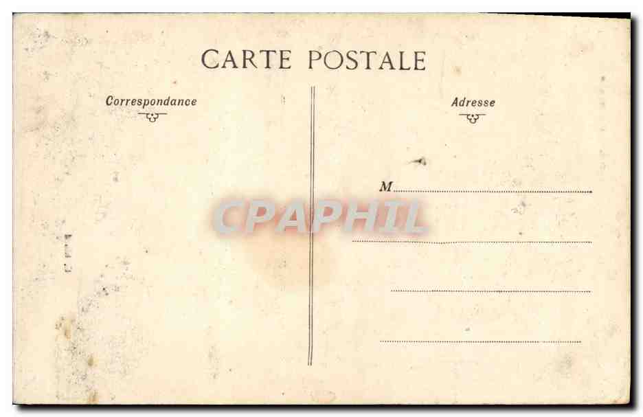 CPA Folklore Laitiere Normande Ane Mule  — Verso