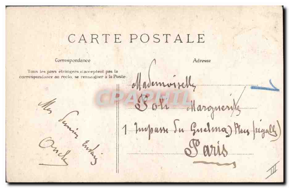 CPA Folklore Normandie Au pays Roumois  — Verso