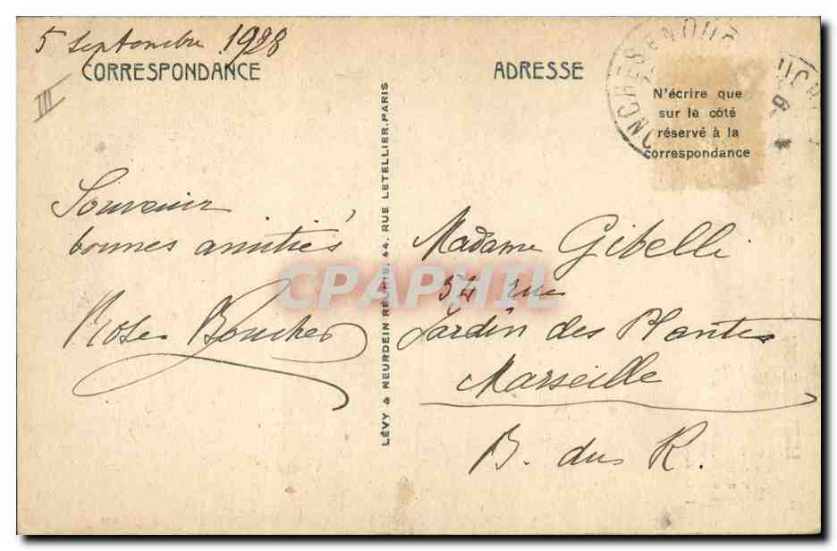 CPA Folklore Normandie  — Verso