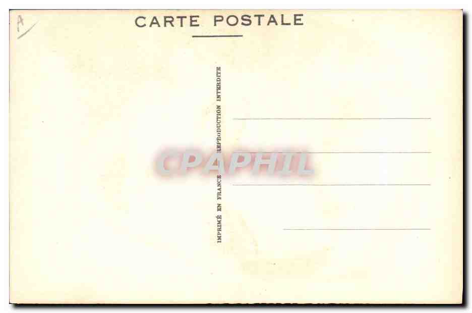 Portrait de femme blonde — André Beroyond — éditeur non visible — Verso