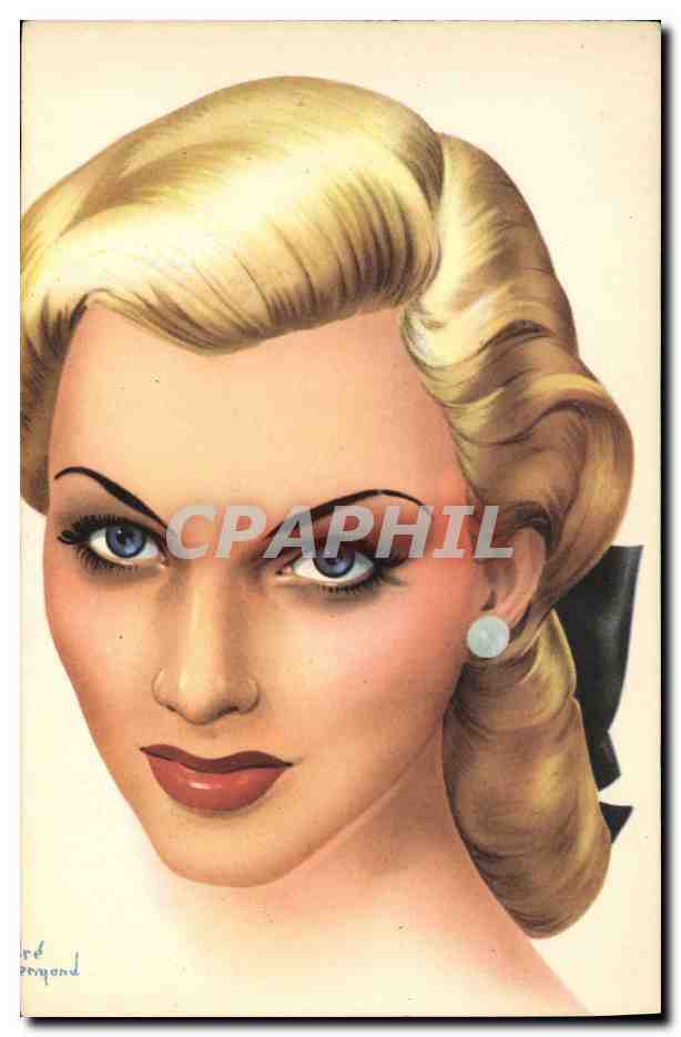 CPA Fantaisie Illustrateur Andre Bermond Femme