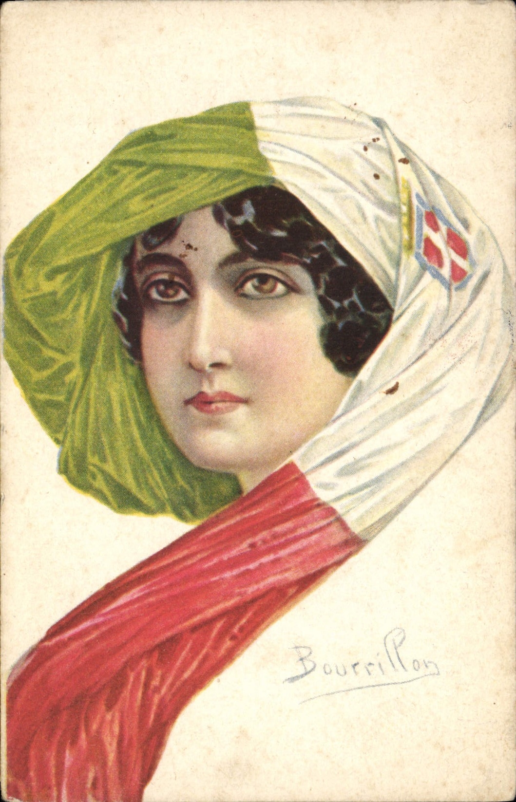 CPA Fantaisie Illustrateur Bourrillon Italie 