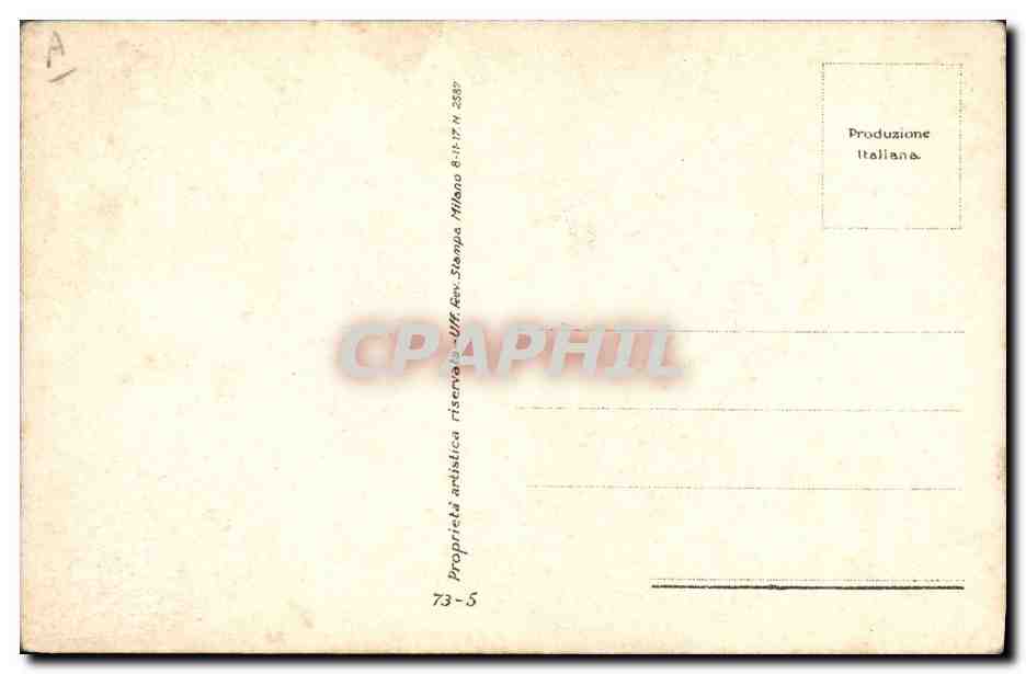 CPA Fantaisie Illustrateur Bourrillon Italie  — Rückseite