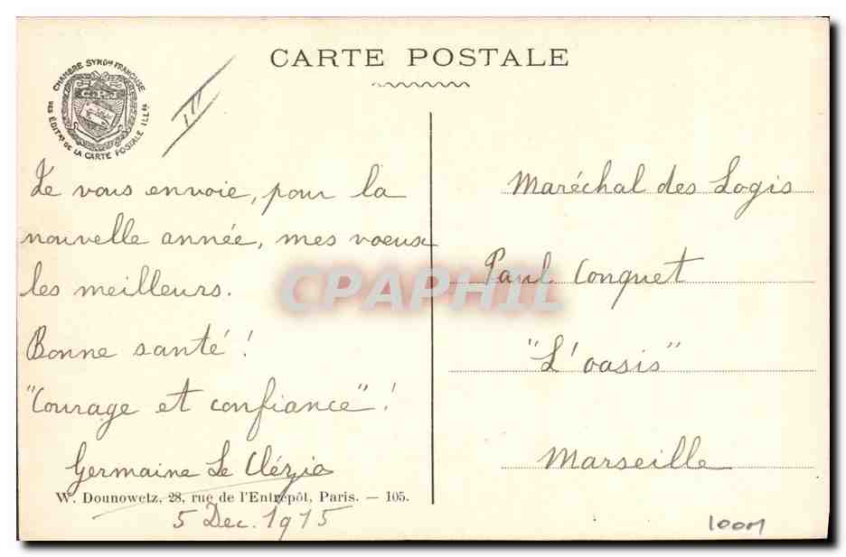 Enfants et militaire — Elle n'aime que les militaires — B. Blai — Verso