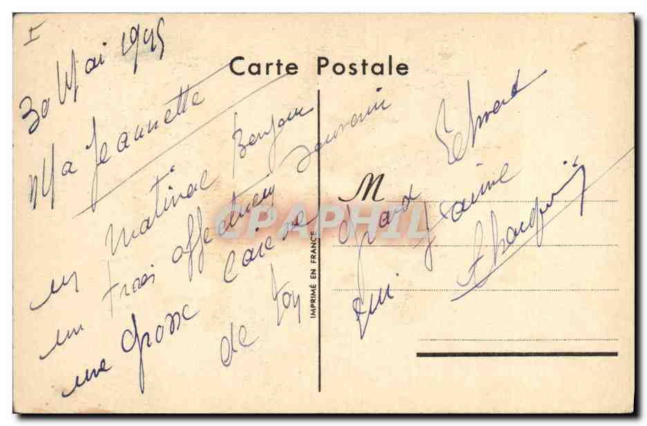 CPA Fantaisie Illustrateur Enfant a marguerite Bernet — Back
