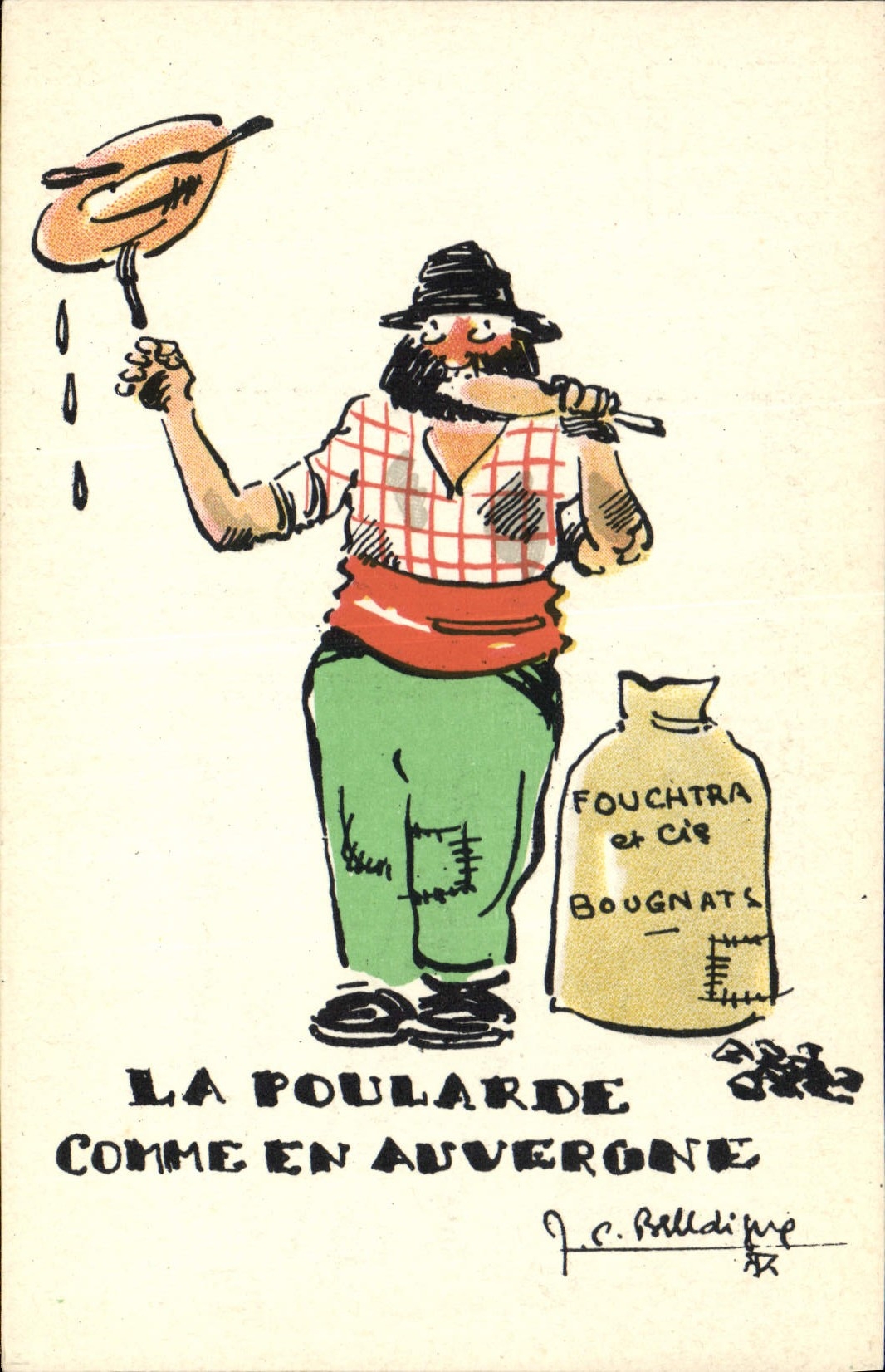 Die Poularde wie in der Auvergne — J. C. Beldiège — Éditions d'Art Rénaicher et Cie