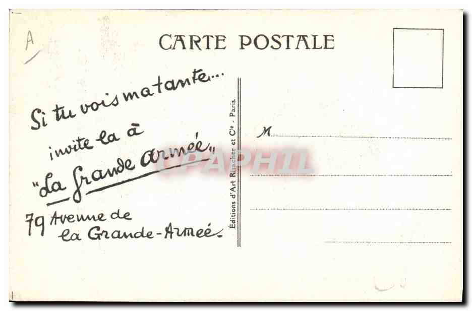 Die Poularde wie in der Auvergne — J. C. Beldiège — Éditions d'Art Rénaicher et Cie — Rückseite