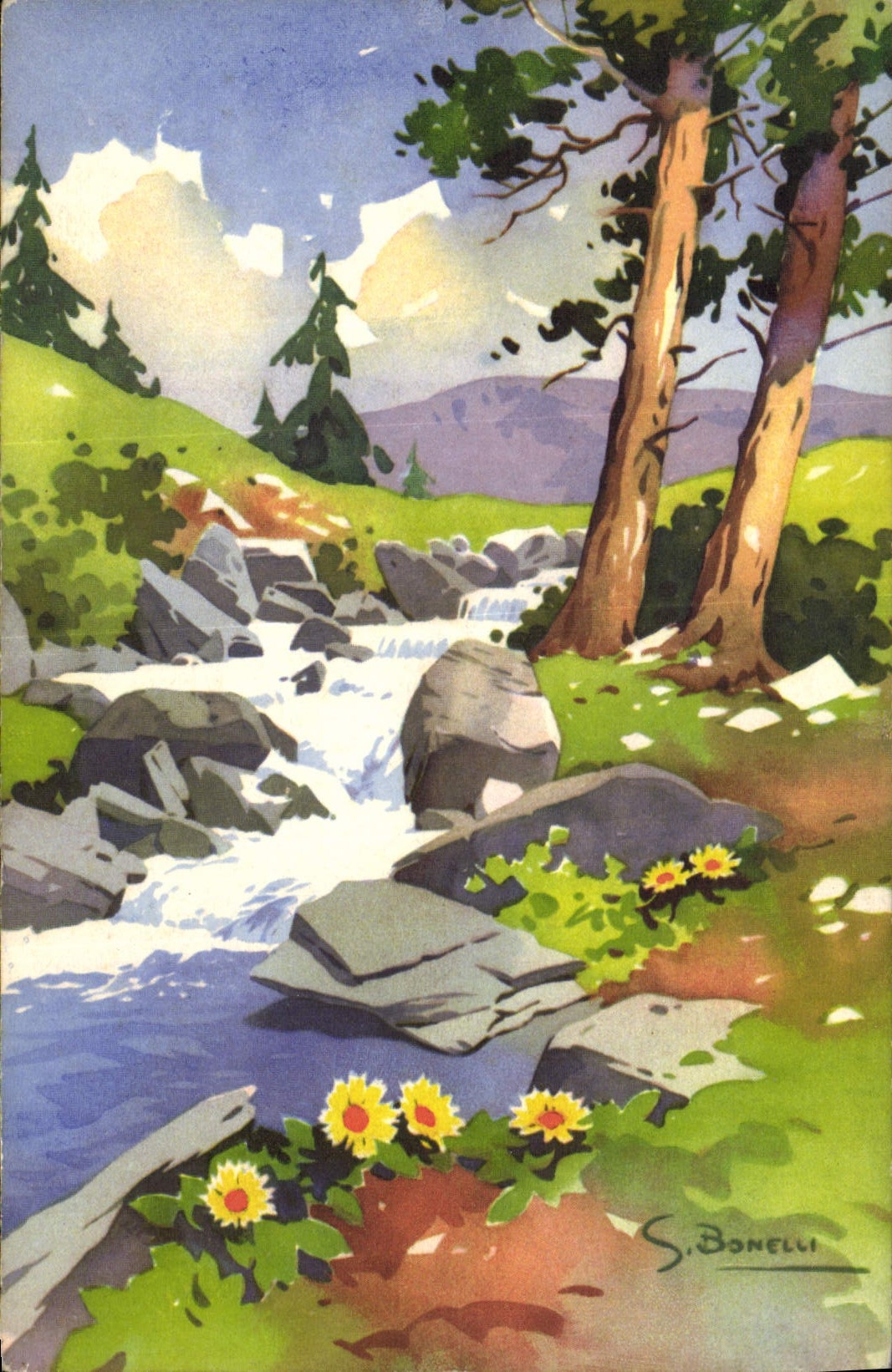CPA Fantaisie Illustrateur Bonelli