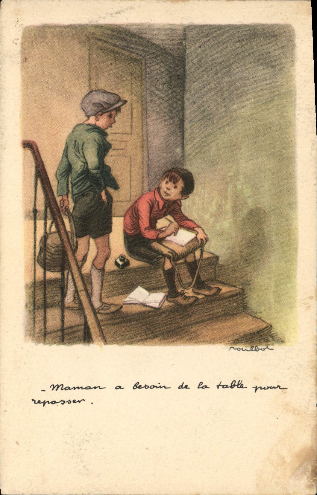 CPA Fantaisie Illustrateur Poulbot 