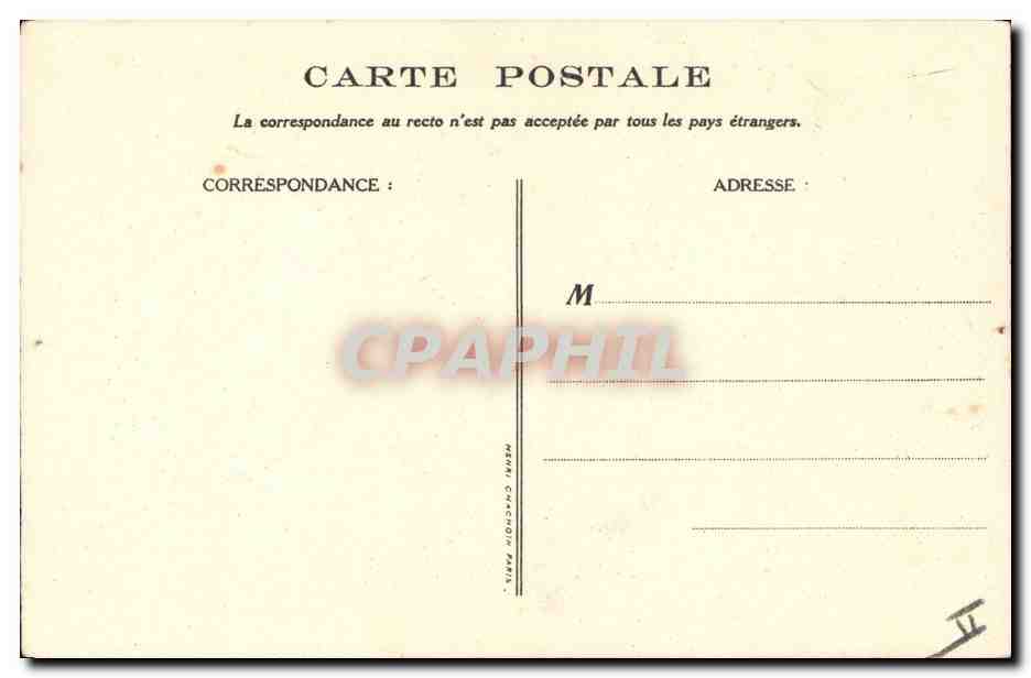 CPA Fantaisie Illustrateur Poulbot Victor Hugo La legende des siecles Le Crapaud Grenouille  — Rückseite