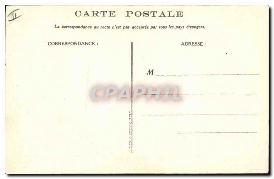 CPA Fantaisie Illustrateur Poulbot Victor Hugo Les miserabeles Cygne Swan  — Rückseite