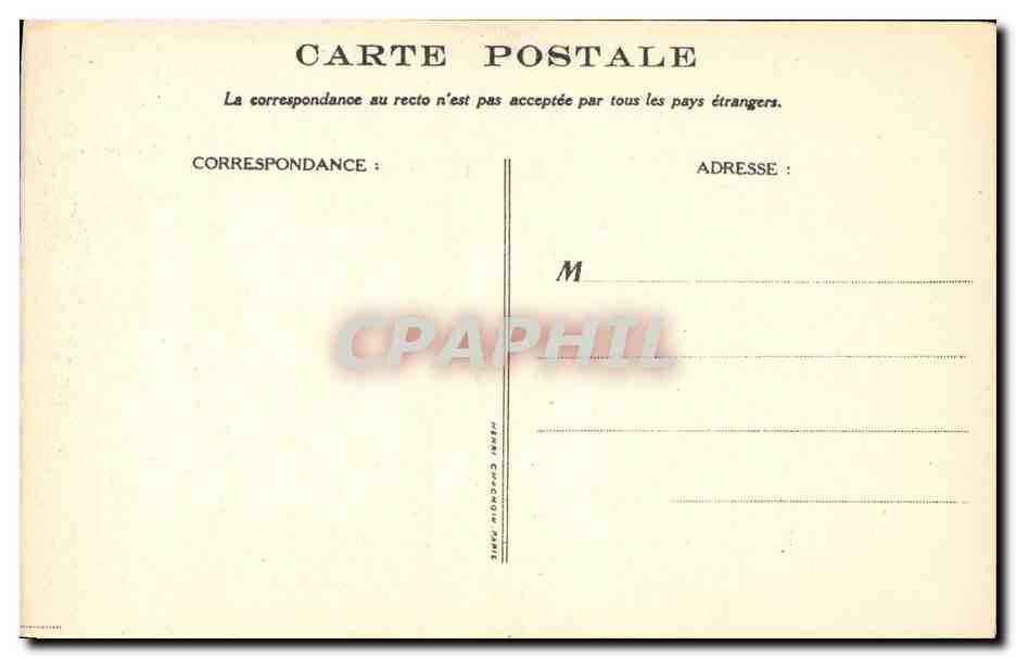 CPA Fantaisie Illustrateur Poulbot Victor Hugo Les miserables La petite fille toute seule  — Rückseite