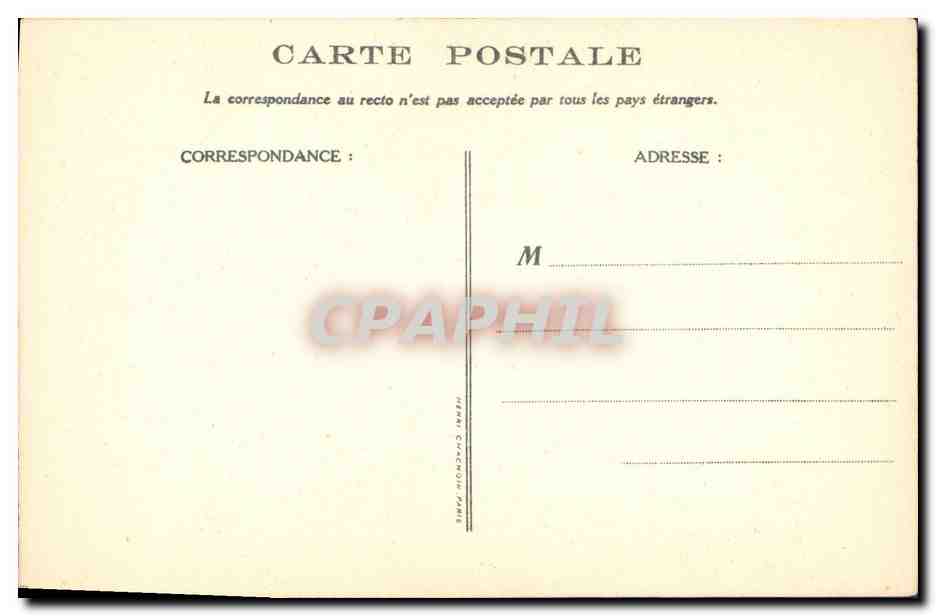 CPA Fantaisie Illustrateur Poulbot Victor Hugo Les miserables La petite fille toute seule  — Verso
