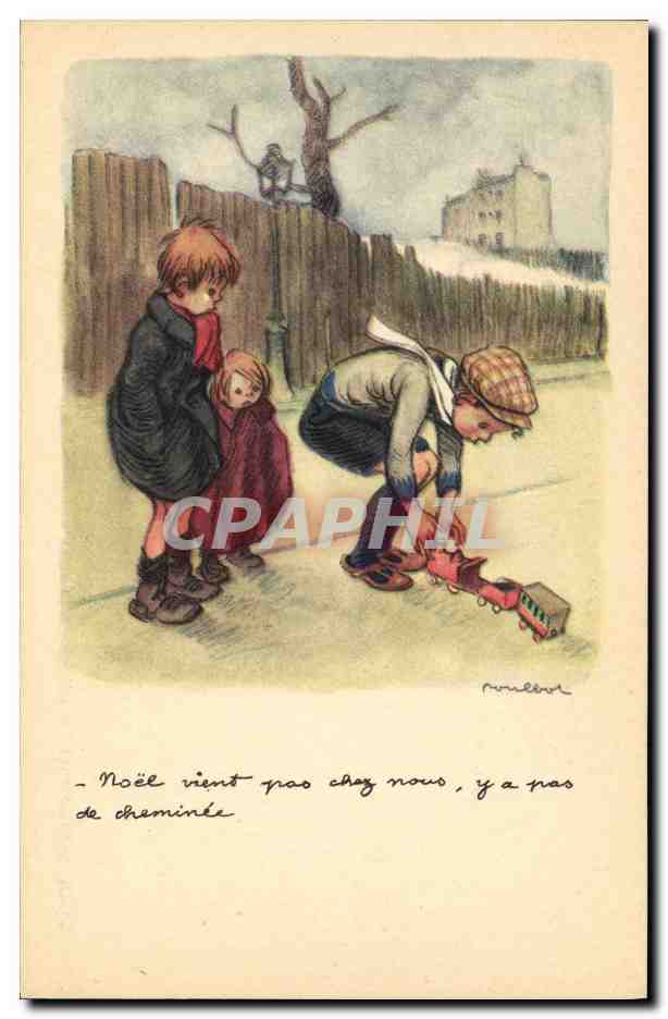 CPA Fantaisie Illustrateur Poulbot 