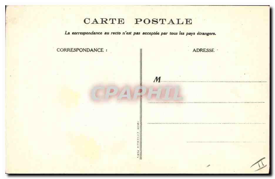 CPA Fantaisie Illustrateur Poulbot Victor Hugo La legende des siecles Le crapaud Grenouille  — Verso