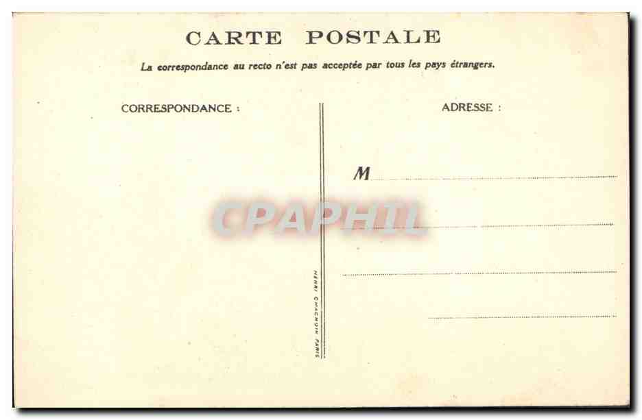 CPA Fantaisie Illustrateur Poulbot Victor Hugo La legende des siecles Le crapaud  — Rückseite