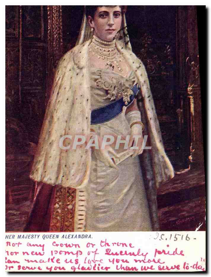 Queen Alexandra — Her Majesty Queen Alexandra. — Raphael Tuck & Sons, National Series, n° 25.1516