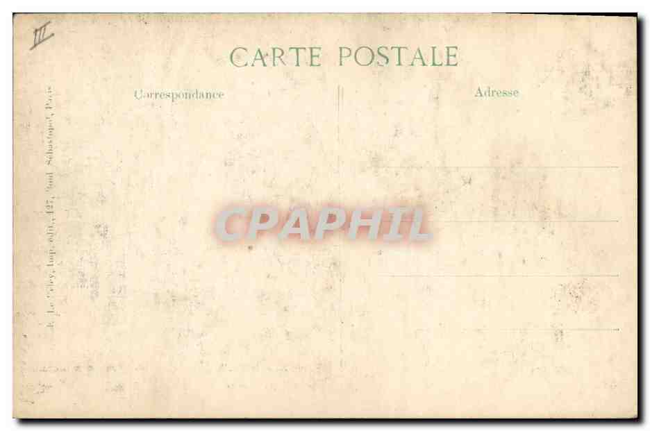 Attelage indien — 1914 — B&D — Verso