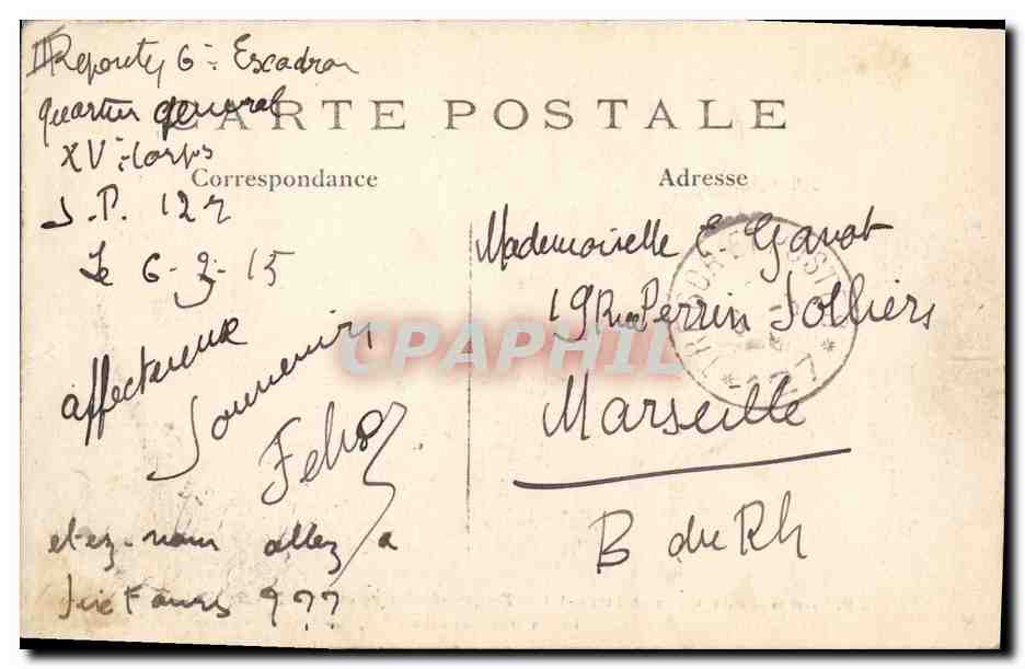 Troupes Indiennes en France — Défilé des Lanciers — Phot-Express — Achterkant