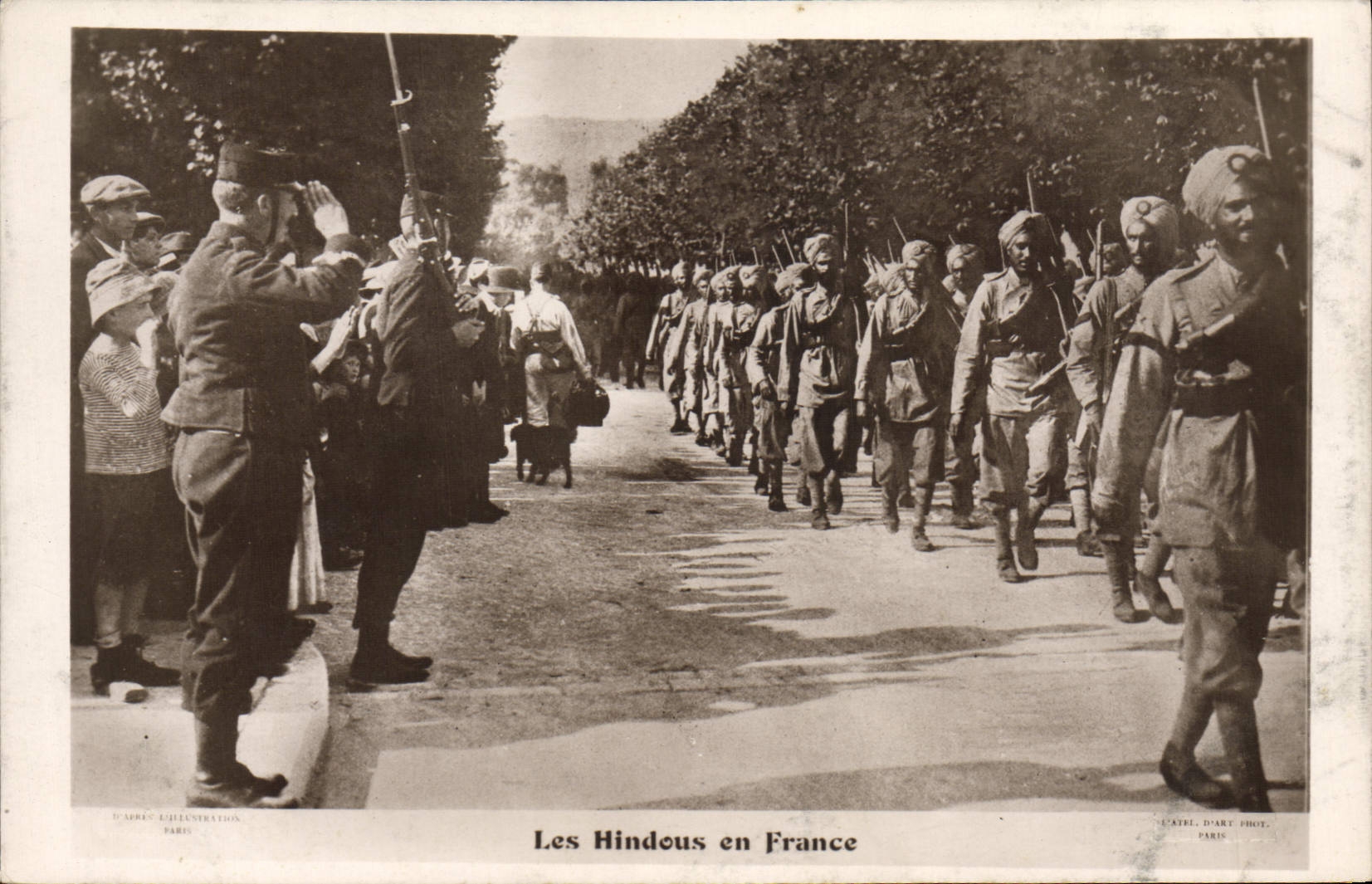 CPA Militaria Les Hindous en France