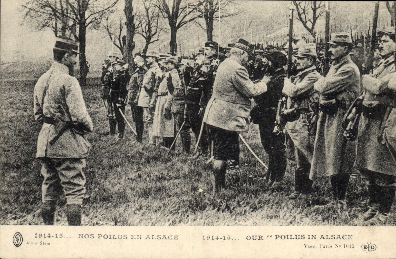 CPA Militaria Nos poilus en Alsace