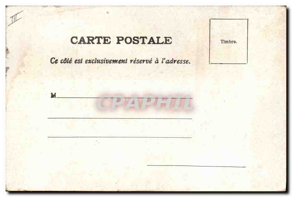 Trois poissons — illustration humoristique — éditeur inconnu, n° 7764 — Verso