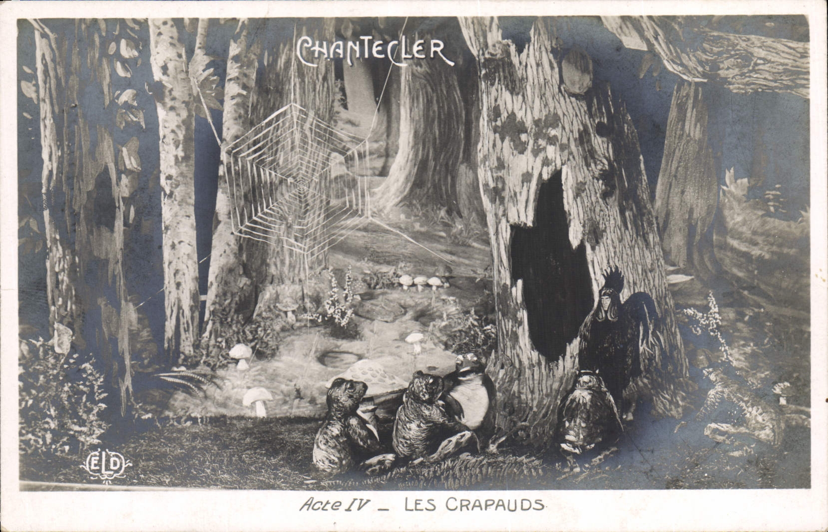 CPA Theatre Edmond Rostand Chantecler Les crapauds Grenouille