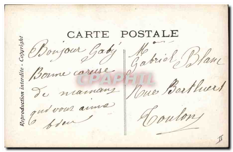 CPA Theatre Edmond Rostand Chantecler et ses poules — Verso